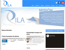 Tablet Screenshot of pila-network.org